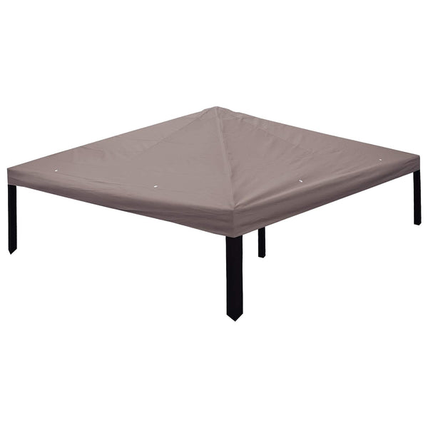  Gazebo Cover 3x3m Taupe Polyester Steel | HomeAndLiving