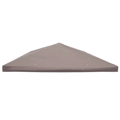 Gazebo Cover 3x3m Taupe Polyester Steel | HomeAndLiving - 2