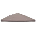 Gazebo Cover 3x3m Taupe Polyester Steel | HomeAndLiving