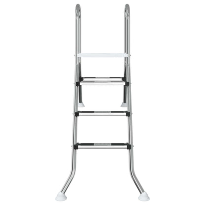 Pool Ladder Stainless Steel 3-Step 172x106cm