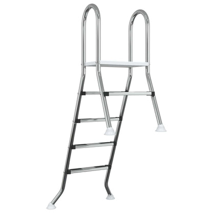 Pool Ladder 4-Step Stainless Steel 195x116cm