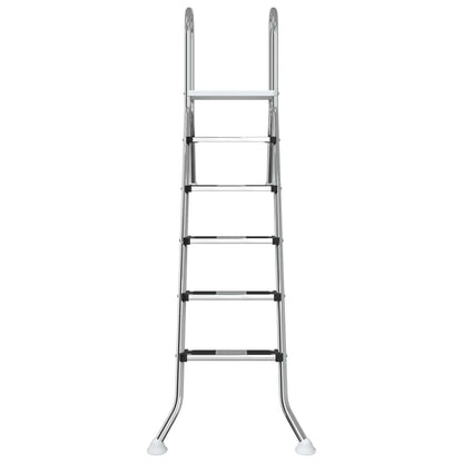 Pool Ladder Stainless Steel 5-Step 222x128cm