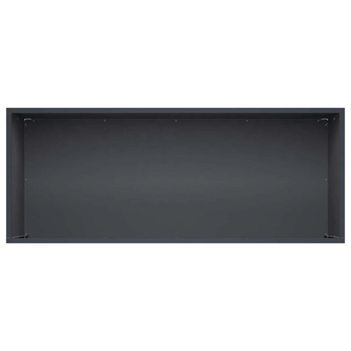 Garden Planter Anthracite Steel 100x40x40cm