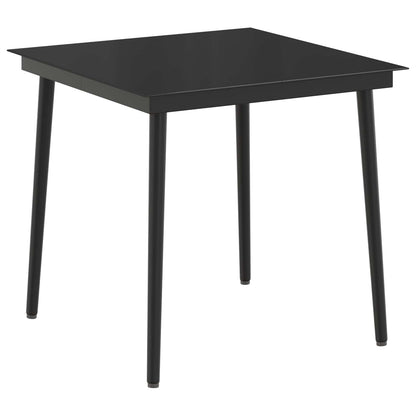 PE Rattan Sofa Table Set 3 Piece Black | HomeAndLiving