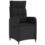PE Rattan Sofa Table Set 3 Piece Black | HomeAndLiving