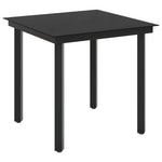 PE Rattan Sofa Table Set 3 Piece Black | HomeAndLiving