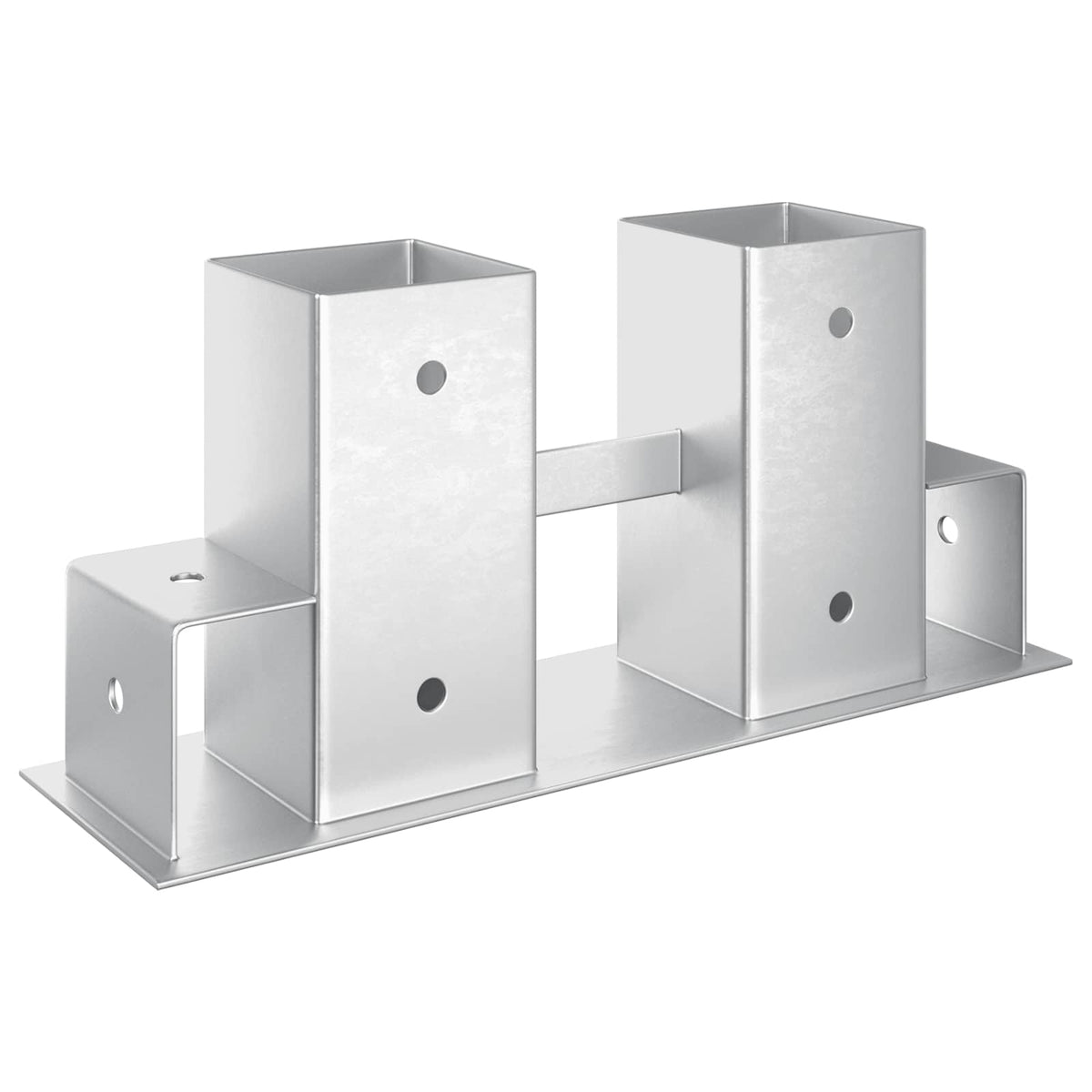 Steel Firewood Stack Aid 12pc Silver | HomeAndLiving - 2