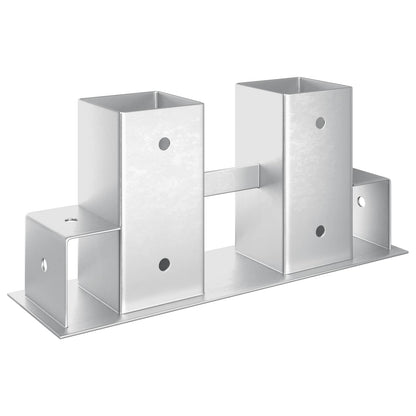 Steel Firewood Stack Aid 12pc Silver | HomeAndLiving - 2