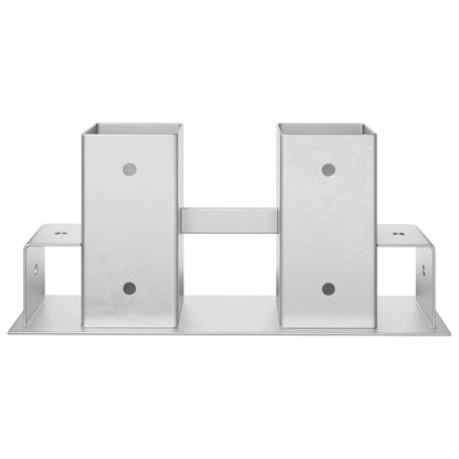 Steel Firewood Stack Aid 12pc Silver | HomeAndLiving - 5