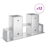 Steel Firewood Stack Aid 12pc Silver | HomeAndLiving