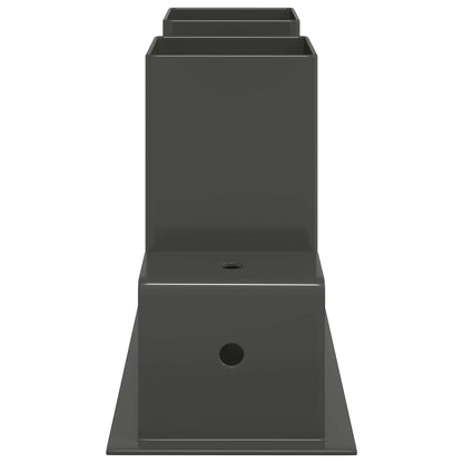 Steel Firewood Stack Aids Anthracite 2pc | HomeAndLiving - 5