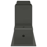 Steel Firewood Stack Aids Anthracite 2pc | HomeAndLiving