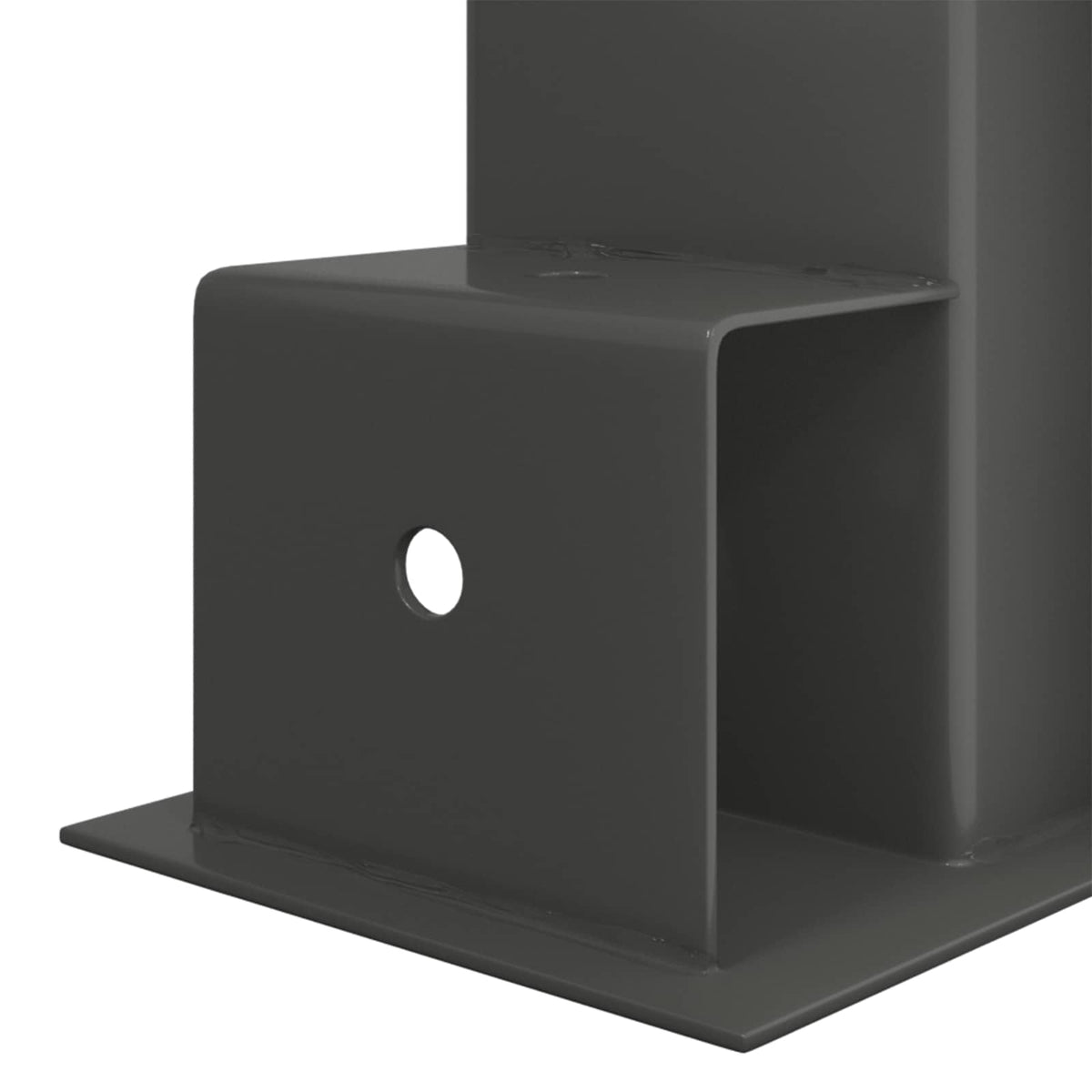 Steel Firewood Stack Aids 4pc Anthracite | HomeAndLiving - 8