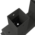 Steel Firewood Stack Aids 4pc Anthracite | HomeAndLiving