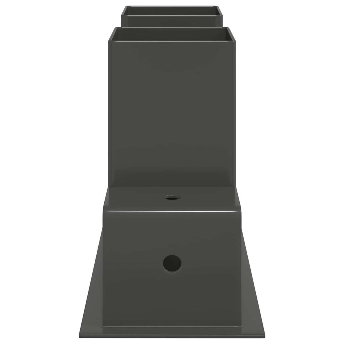 Steel Firewood Stack Aids 4pc Anthracite | HomeAndLiving - 5