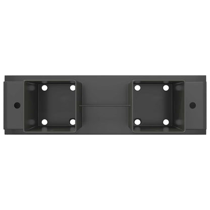 Steel Firewood Stack Aids 4pc Anthracite | HomeAndLiving - 6