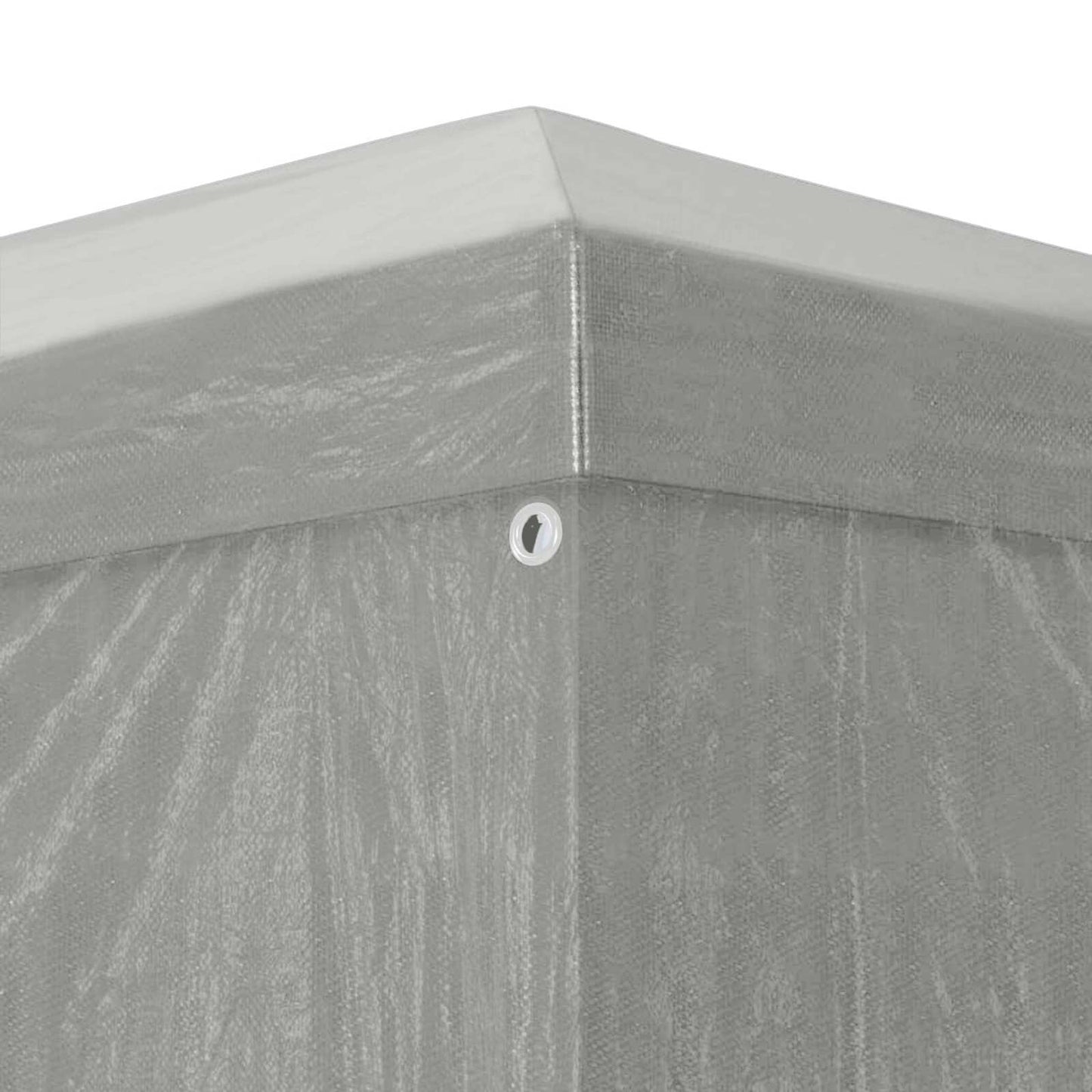 Party Tent 9x3m Light Grey PE Steel | HomeAndLiving - 4