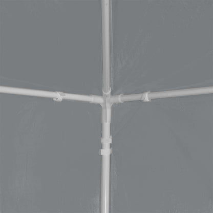 Party Tent 9x3m Light Grey PE Steel | HomeAndLiving - 7