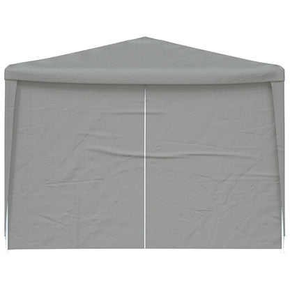 Party Tent 9x3m Light Grey PE Steel | HomeAndLiving - 3