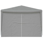 Party Tent 9x3m Light Grey PE Steel | HomeAndLiving