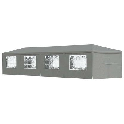 Party Tent 12x3m PE Steel Canopy | HomeAndLiving