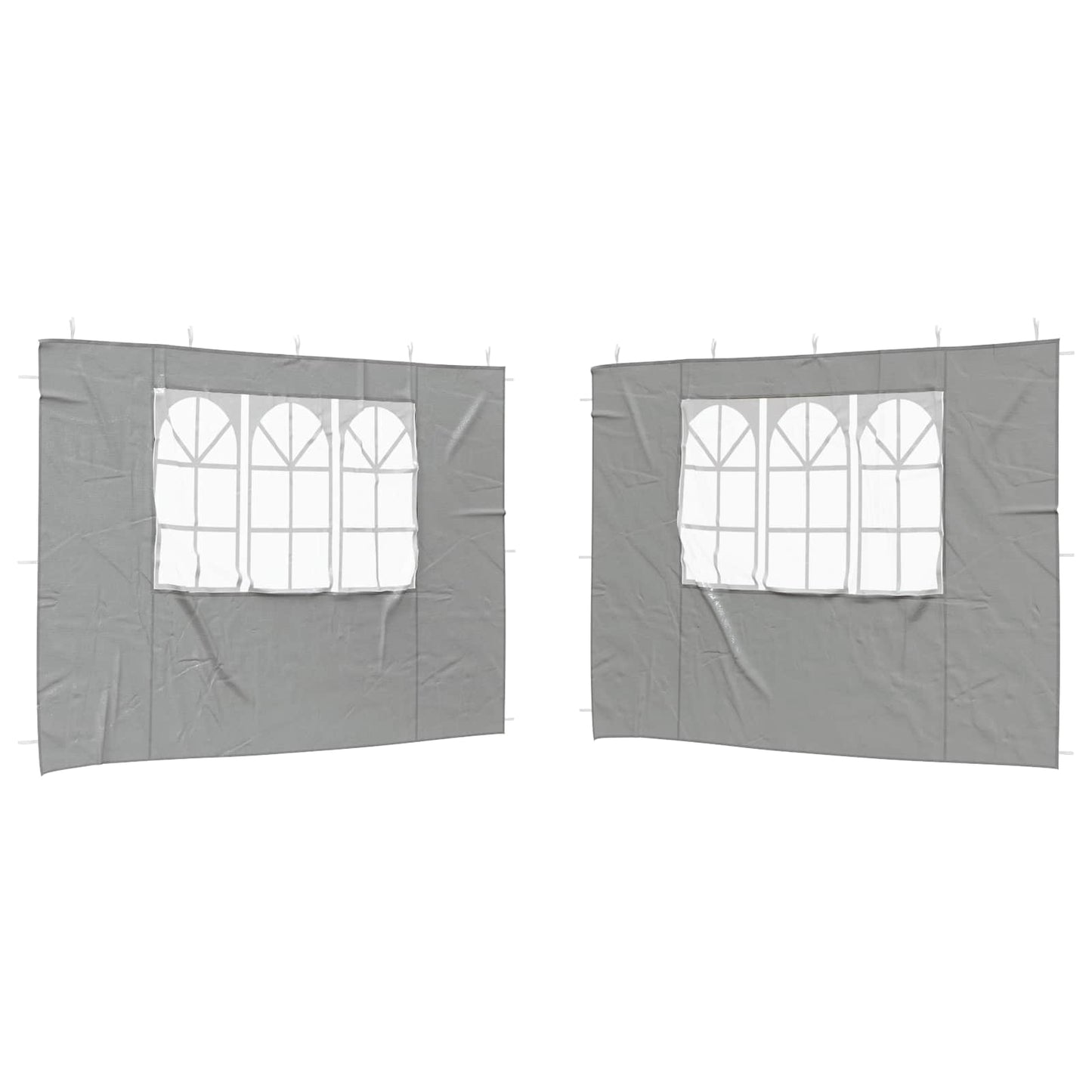 Party Tent Sidewalls 300x195cm Light Grey 2pc | HomeAndLivin