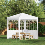 Party Tent Sidewalls 200x195cm White PE | HomeAndLiving