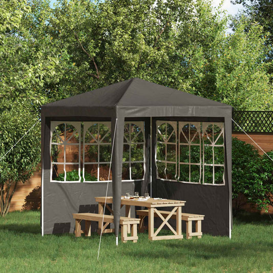 Party Tent Sidewalls 200x195cm Anthracite | HomeAndLiving