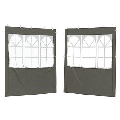 Party Tent Sidewalls 200x195cm Anthracite | HomeAndLiving