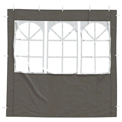 Party Tent Sidewalls 200x195cm Anthracite | HomeAndLiving