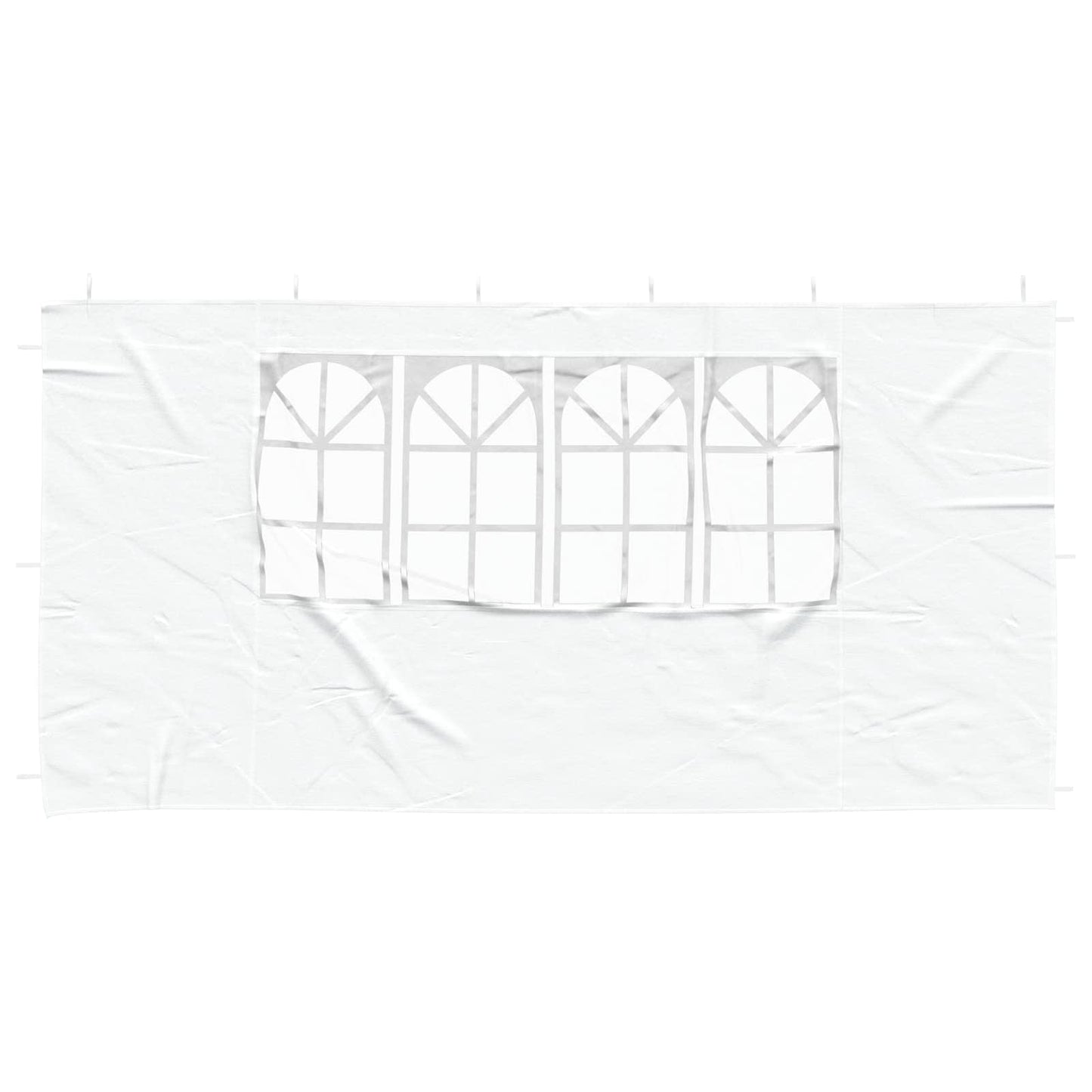 Party Tent Sidewalls 400x195cm White PE | HomeAndLiving