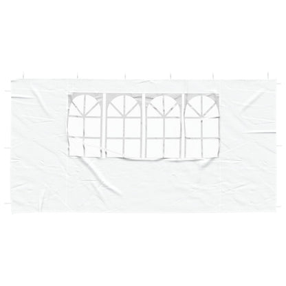 Party Tent Sidewalls 400x195cm White PE | HomeAndLiving