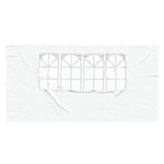 Party Tent Sidewalls 400x195cm White PE | HomeAndLiving