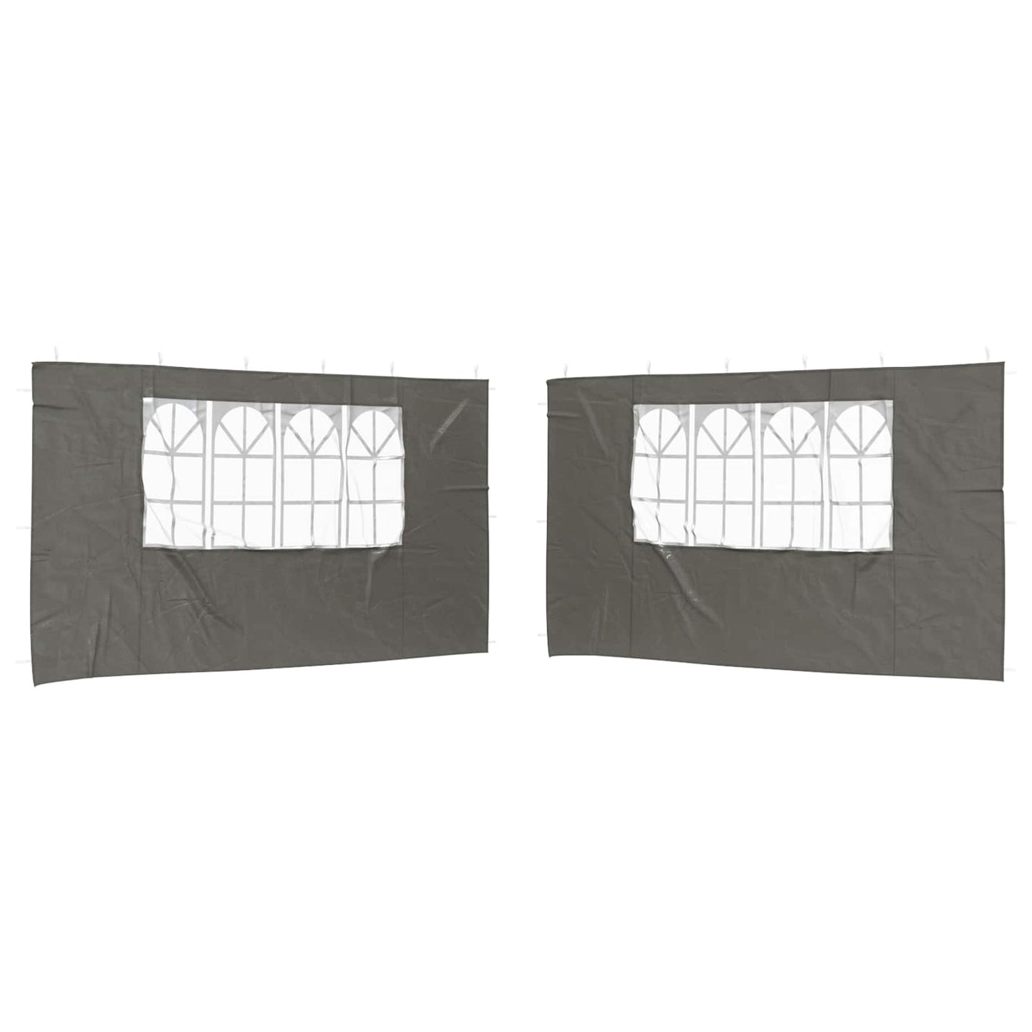 Party Tent Sidewalls 400x195cm Anthracite | HomeAndLiving