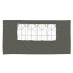 Party Tent Sidewalls 400x195cm Anthracite | HomeAndLiving
