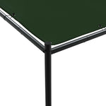Louvred Gazebo 4x4m Steel Frame Green | HomeAndLiving
