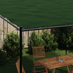 Louvred Gazebo 4x4m Steel Frame Green | HomeAndLiving