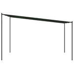 Louvred Gazebo 4x4m Steel Frame Green | HomeAndLiving