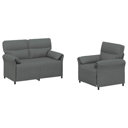 Grey Fabric Sofa Set 138x83x95cm