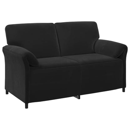 Black Velvet Sofa Set 158x83x95cm
