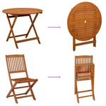 5 Piece Eucalyptus Outdoor Furniture Set | HomeAndLiving