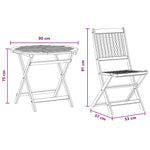 5 Piece Eucalyptus Outdoor Furniture Set | HomeAndLiving