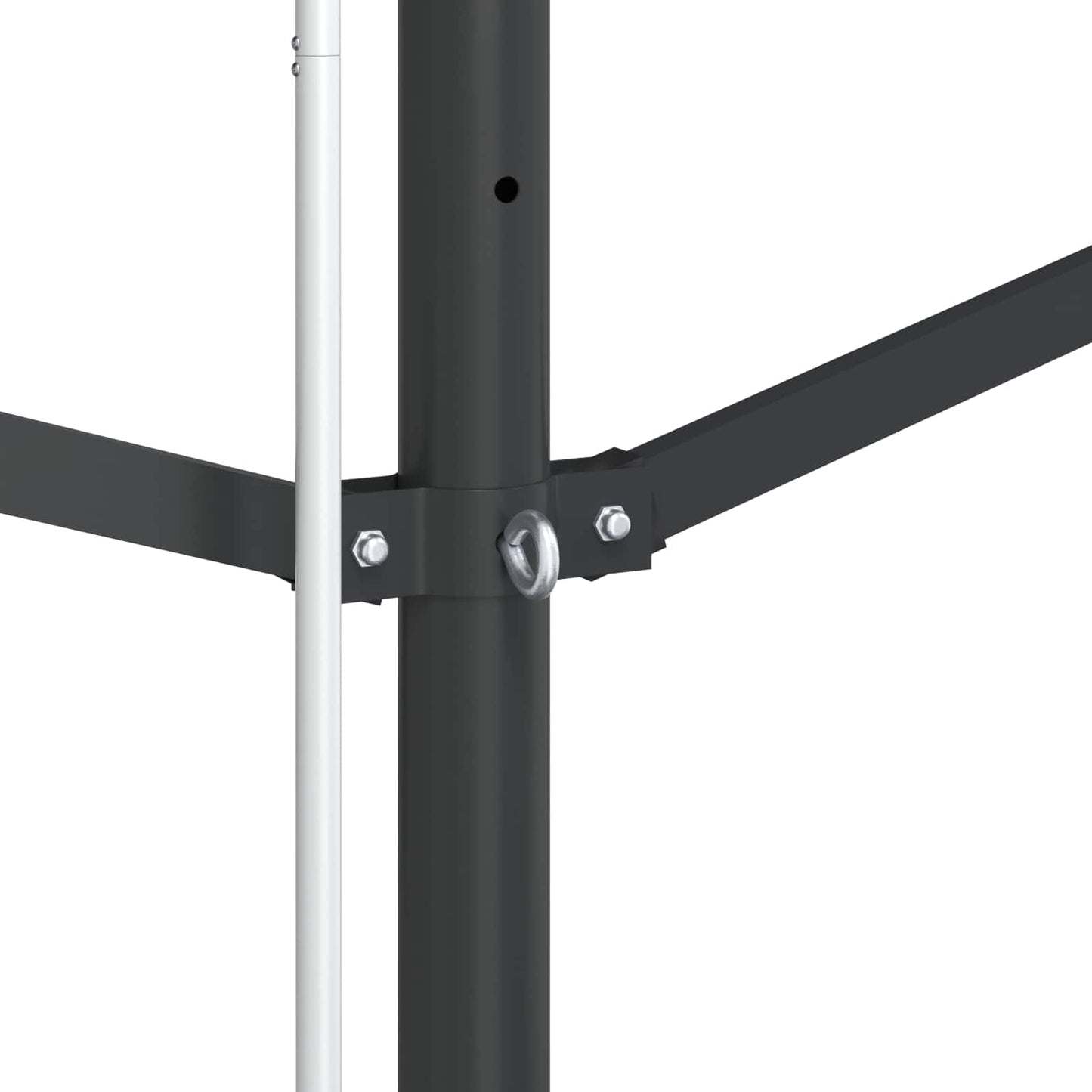 Free Standing Awning 5x3m Grey Polyester | HomeAndLiving