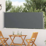Retractable Side Awning Anthracite 300x100cm | HomeAndLiving