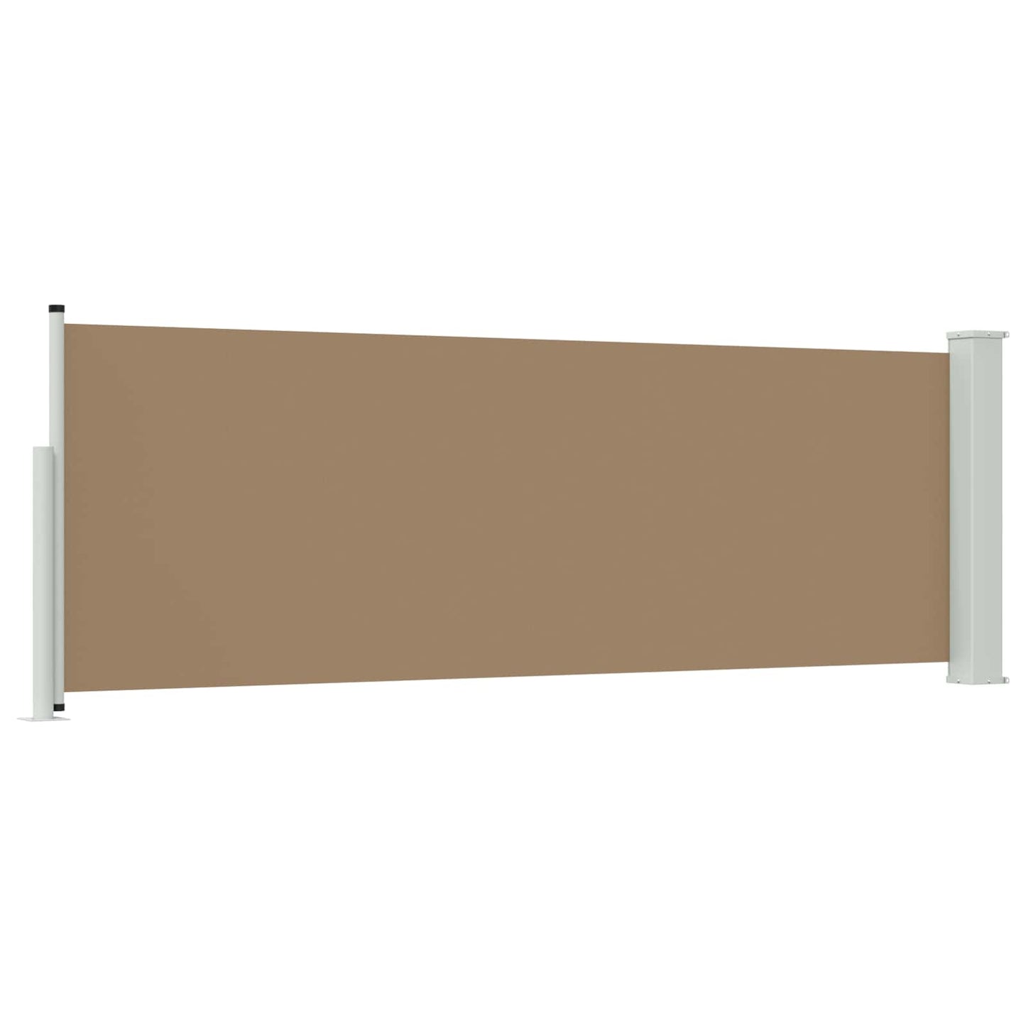 Retractable Side Awning 500x100cm Taupe | HomeAndLiving