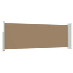 Retractable Side Awning 500x100cm Taupe | HomeAndLiving