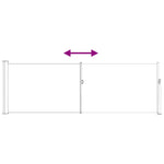 Retractable Side Awning 500x100cm Taupe | HomeAndLiving