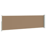 Retractable Side Awning 500x117cm Taupe | HomeAndLiving