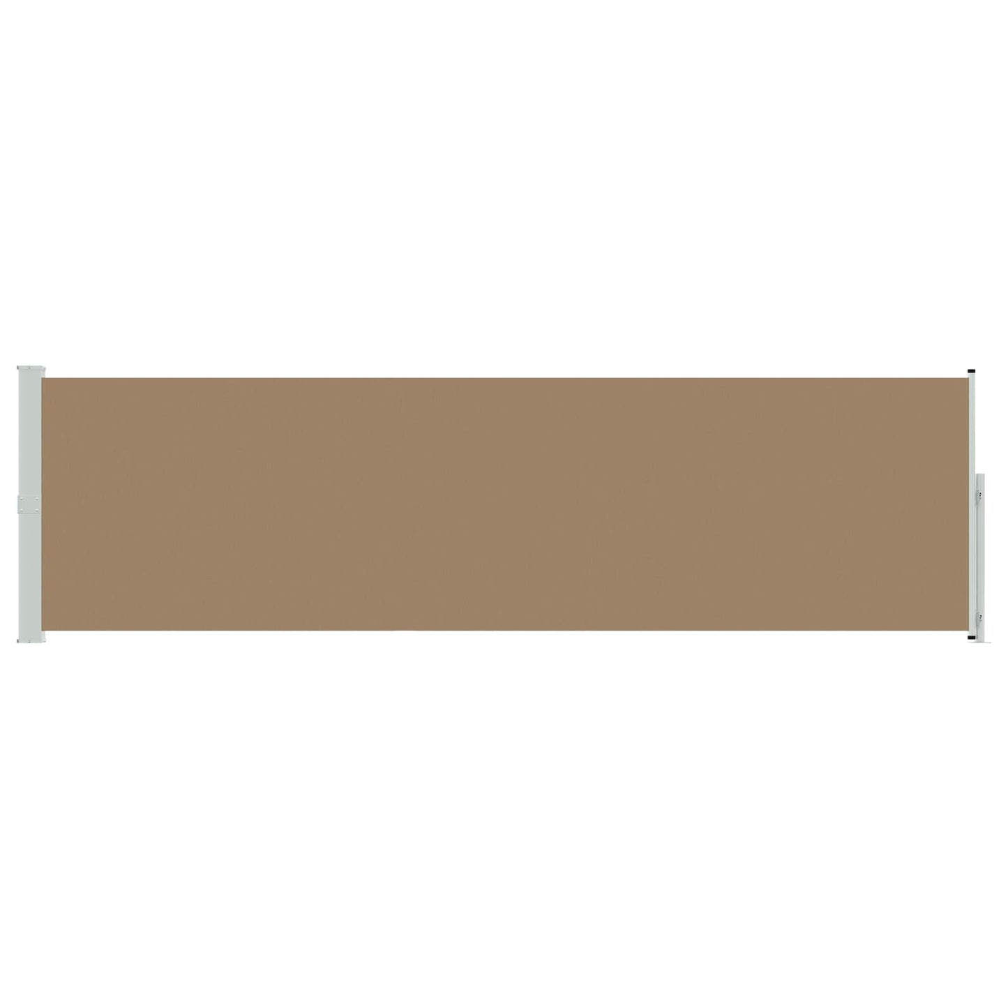 Retractable Side Awning 500x117cm Taupe | HomeAndLiving
