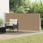 Retractable Side Awning 500x140cm Taupe | HomeAndLiving
